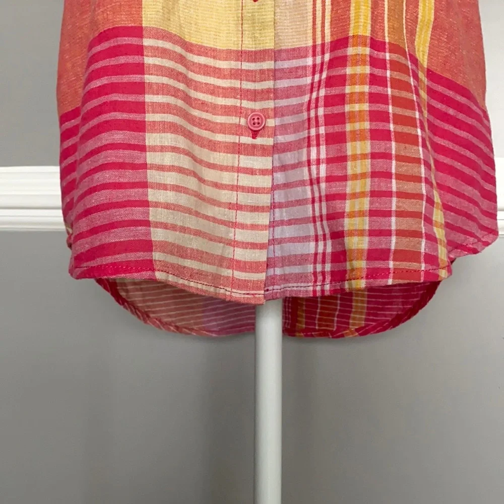 beachlunchlounge spencer shirt made with linen size XS - Picture 13 of 13